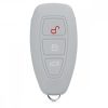 Капак за автомобилен ключ за Ford - 3 бутона - Keyless Go, силикон, бял, 44708.13