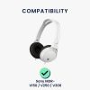 Комплект 2 амбушюра за слушалки Sony MDR-V150/MDR-V250/MDR-V300, Kwmobile, Бял, Еко кожа, 45052.02