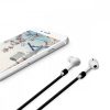 Каишка за слушалки Huawei FreeBuds, Kwmobile, черна, силикон, 47399.01