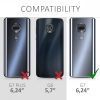 Капак за Motorola Moto G7 / Moto G7 Plus, текстилен, сив, 47487.01