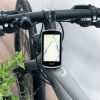 Стойка за велосипед за GPS Garmin Bryton Rider/CatEye/Edge, Kwmobile, Черна, Метална, 47556.01