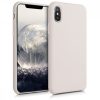 Калъф за Apple iPhone X / iPhone XS, Силиконов, Бежов, 46313.11