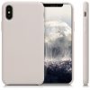 Калъф за Apple iPhone X / iPhone XS, Силиконов, Бежов, 46313.11