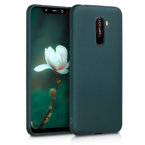 Капак за Xiaomi Pocophone F1, Силиконов, Зелен, 46368.14