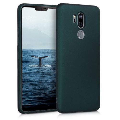 Калъф за LG G7 ThinQ / G7 Fit / G7 One, Силиконов, Зелен, 45159.14