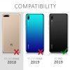 Капак за Huawei Y7 Pro (2019), текстил, сив, 48369.01