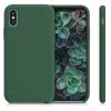 Калъф за iPhone X / iPhone XS, Силиконов, Зелен, 46313.80