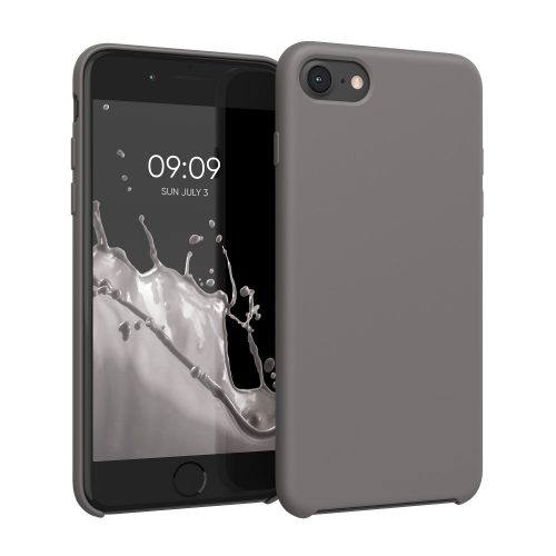 Калъф за Apple iPhone 8 / iPhone 7 / iPhone SE 2, силиконов, сив, 40225.155