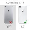 Калъф за Apple iPhone 8 Plus / iPhone 7 Plus, Силиконов, Бежов, 40842.154