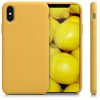 Калъф за Apple iPhone X / iPhone XS, Силиконов, Жълт, 46313.143