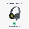 Комплект от 2 възглавнички за слушалки Skullcandy Hesh 2.0, Kwmobile, черни, мемори пяна, 48910.01