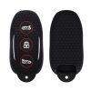 Капак за автомобилен ключ за Tesla - Model S - Smart Key, kwmobile, силикон, черен, 49066.01