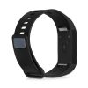 Каишка за Xiaomi Amazfit Cor 1 / Amazfit Band 1, kwmobile, силикон, черен, 49307.01