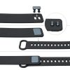 Каишка за Xiaomi Amazfit Cor 1 / Amazfit Band 1, kwmobile, силикон, черен, 49307.01