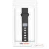 Каишка за Xiaomi Amazfit Cor 1 / Amazfit Band 1, kwmobile, силикон, черен, 49307.01