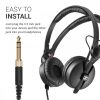 Кабел за слушалки Sennheiser HD560/HD540/HD414, Kwmobile, черен, пластмаса, 49424.01