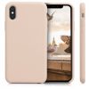 Калъф за Apple iPhone X / iPhone XS, Силиконов, Бежов, 42495.154