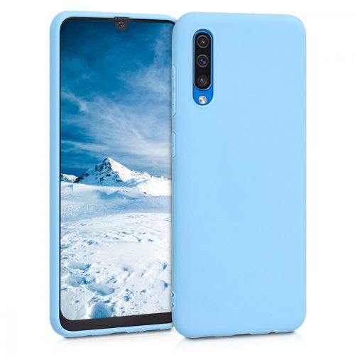 Кейс за Samsung Galaxy A50, Силиконов, Син, 48054.161