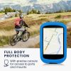 Защитен калъф за GPS Garmin Edge 530, Kwmobile, син, силикон, 49315.04