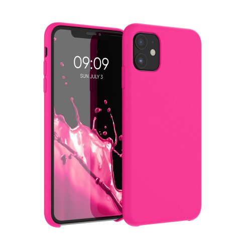 Калъф за Apple iPhone 11, Силиконов, Розов, 49724.08