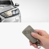 Калъф за автомобилен ключ за Renault / Dacia - 4 бутона - Keyless Go, набук кожа, сив, 48568.04