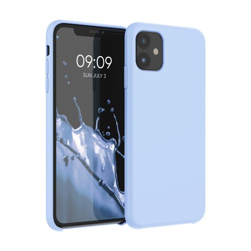 Калъф за Apple iPhone 11, Силиконов, Син, 49724.58, kwmobile