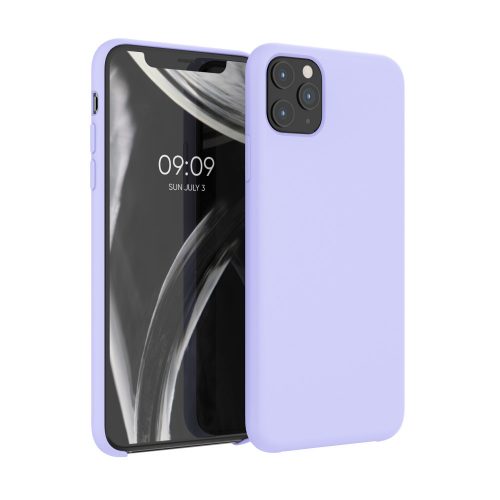 Калъф за Apple iPhone 11 Pro Max, Силиконов, Лилав, 49725.139