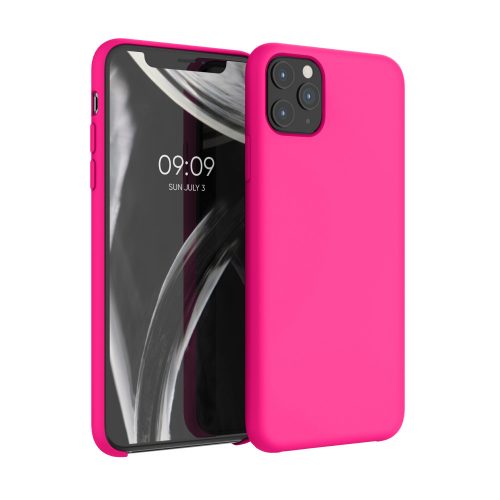 Калъф за Apple iPhone 11 Pro Max, Силиконов, Розов, 49725.08