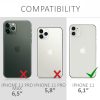 Комплект 3 защитни фолиа за Apple iPhone 11, kwmobile, Гръб, Прозрачно, 49790.5