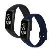 Комплект от 2 каишки за Samsung Galaxy Fit (SM-R370), kwmobile, силикон, син / черен, 50233.01