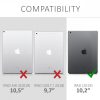 Капак за Apple iPad 10.2 2019, Еко кожа, Черен, 50341.01