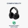 Комплект от 2 възглавнички за слушалки Sennheiser RS160/RS170/RS180, Kwmobile, Черни, Екологична кожа, 50667.01