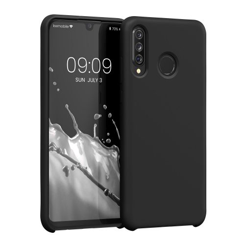 Кейс за Huawei P30 Lite, Силиконов, Черен, 47510.01