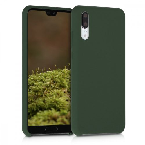 Кейс за Huawei P20, Силиконов, Зелен, 45689.80