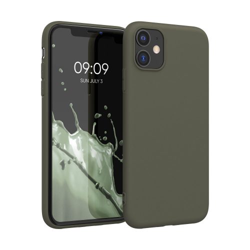 Калъф за Apple iPhone 11, Силиконов, Зелен, 49787.101