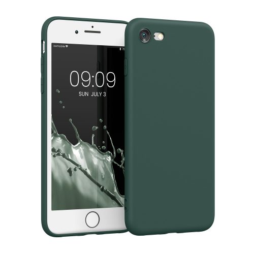 Калъф за Apple iPhone 8 / iPhone 7 / iPhone SE 2, силиконов, зелен, 39458.169