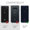 Калъф за LG G8X ThinQ, Силиконов, Черен, 50831.01, kwmobile