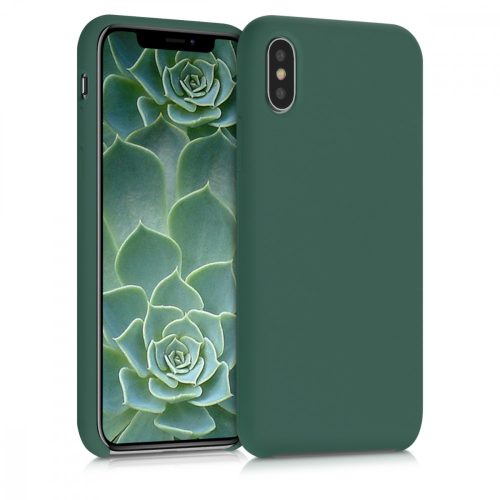 Калъф за Apple iPhone X / iPhone XS, Силиконов, Зелен, 42495.166