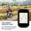 Защитен калъф за GPS Bryton Rider 420/Rider 320, Kwmobile, черен, силикон, 50974.01