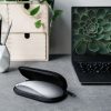 Капак за мишка Apple Magic Mouse 2/Magic Mouse 1, Kwmobile, черен, неопрен, 51117.01