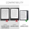 Капак за Kobo Libra H2O, Екологична кожа, Черен, 50540.10