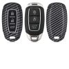 Капак за автомобилен ключ за Hyundai - 3 бутона - Keyless Go, пластмаса, черен, 52228.01