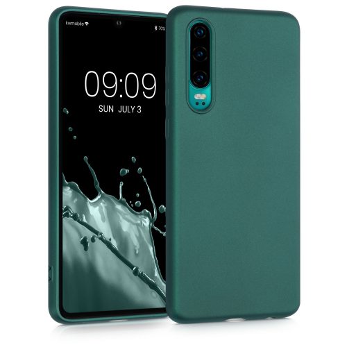 Кейс за Huawei P30, Силиконов, Зелен, 47411.14