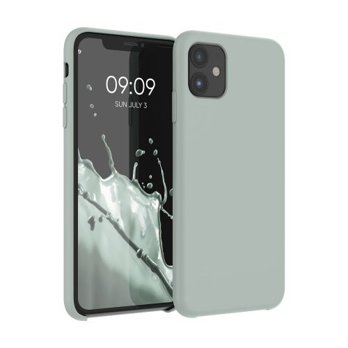 Калъф за Apple iPhone 11, Силиконов, Зелен, 49724.172