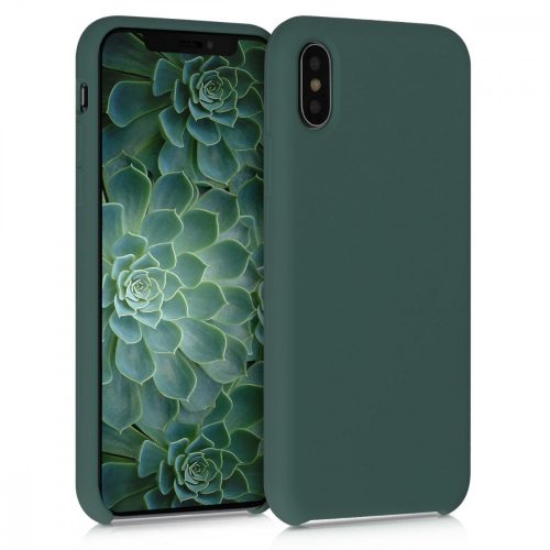 Калъф за Apple iPhone X / iPhone XS, Силиконов, Зелен, 42495.171