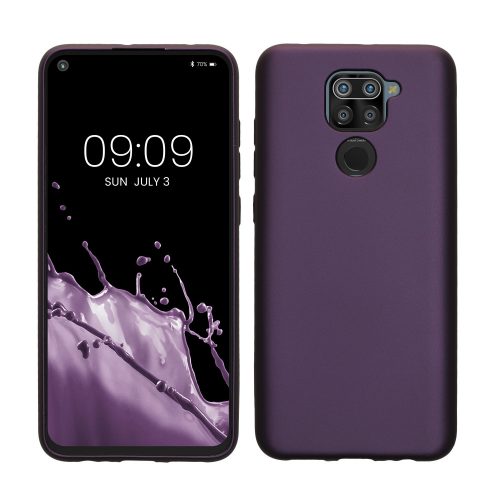 Кейс за Xiaomi Redmi Note 9, силиконов, лилав, 52438.115