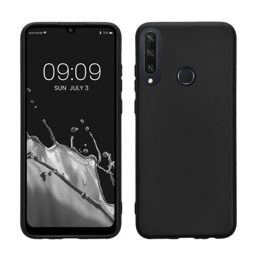 Кейс за Huawei Y6p, Силиконов, Черен, 52528.47