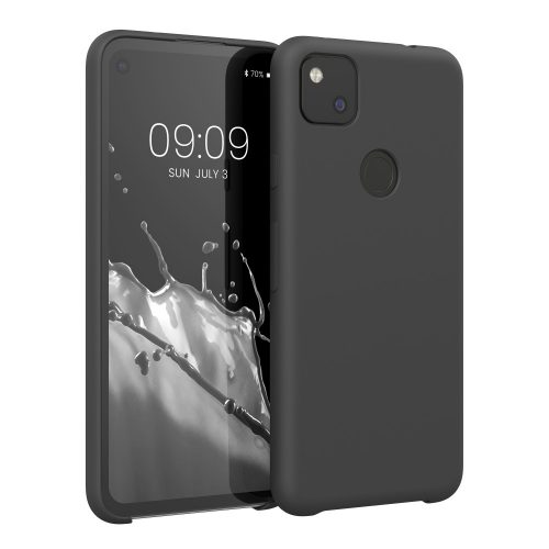 Кейс за Google Pixel 4a, Силиконов, Черен, 52549.47