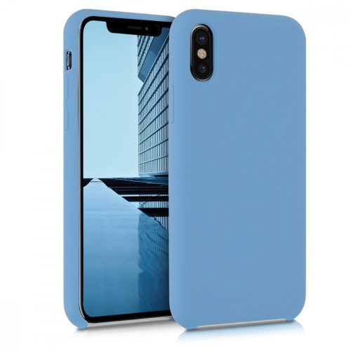 Калъф за Apple iPhone X / iPhone XS, Силиконов, Син, 42495.188