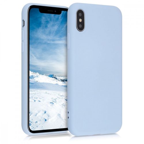 Калъф за Apple iPhone X / iPhone XS, Силиконов, Син, 49982.58